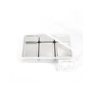 PC 사각 6P 보존식 스텐 단체급식 학교 병원