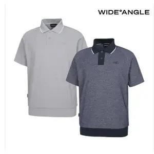 [와이드앵글](하남점)179000원60%할인71000원[와이드앵글] WMM24251 남성 CO RE:COTTON 블루종 폴로 티...