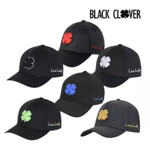 [갤러리아] 블랙클로버 프리미엄 클로버 골프모자 블랙