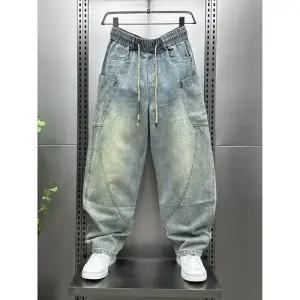 남성 캐주얼 일자 배기핏 긴바지 편한 배기 청바지 춘추 스포M3