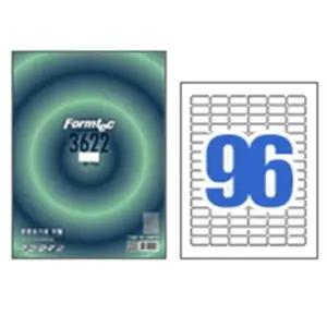 한국폼텍 폼텍라벨지 3622 (96칸 100매) cd라벨지 a4라벨지 사무용품 라벨용지