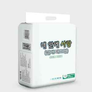 성인용기저귀 위생 깔개 매트 요실금 간병 대형 90 60cm 10개 1팩