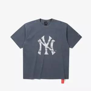 [뉴에라] MLB 뉴욕 양키스 빅 로고 피그먼트 반팔 티셔츠 15147555