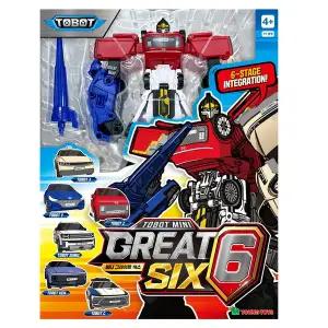 [영실업]또봇 미니 그레이트 식스 자동차 변신로봇