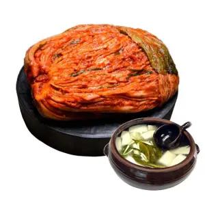 도미솔김치 왕비포기김치 9kg+맛있는동치미2kg (2종,11kg)