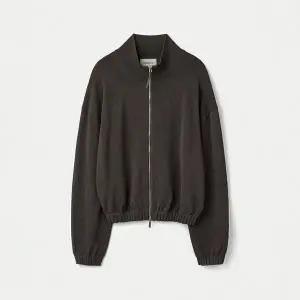 [우마뭉](센텀시티점)Fine cotton high neck zip-up jacket_Ash