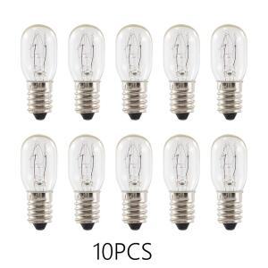 10PCS E14 소금 램프 글로브 전구 15W 백열 AC220V 240V 냉장고 교체 오븐 빈티지