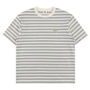 와키윌리 멀티 스트라이프 반팔티셔츠 WA2602ST05BE