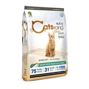 캐츠랑 리브레 5kg전연령 전묘용 헤어볼 고양이 사료