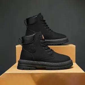 [라일리] Rly 컬러 털기모 안감 캐주얼 워커 스니커즈 Z 봄가