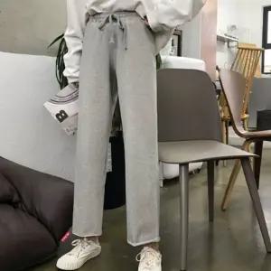 여성 가벼운 여름 트레이닝 팬츠 9부 1P 쿨링 바지 여름긴바지