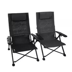 카즈미 캠핑의자 컨투어 로우 접이식 릴렉스체어 리클라이너 택1