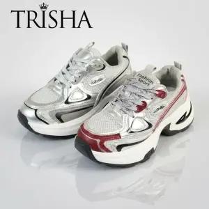 [트리샤]클래식 매쉬 6Cm 통굽 어글리 스니커즈 BK_D10