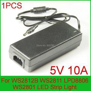 1PCS DC 5V 10A LED 전원 공급 장치 WS2812B LPD8806 스트립 빛