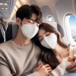 최초 순면가습패드 일체형 더조은 가습마스크 비염수면편도 비행기병원지하철 건조한실내 15매 대형