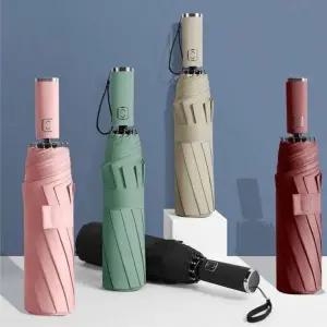 [골드스마일]단우산 접이식 자동 암막 대형 여름 장우산 신형 겸용 튼튼한 3단