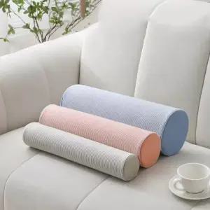 일자형 허리보호 쿠션 베게 사무실 허리받침 등쿠션 목쿠션 등받이쿠션