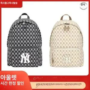 MLB 코튼 트윌 백팩 베이스볼 네이비 로고 다저스