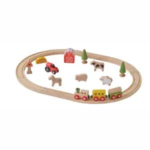 미니 원목트랙 유아 기차놀이 레일세트 어린이집 완구