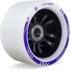 688개의 미니 베어링이 장착된 본트 FX1 롤러 스케이트 휠 - 더비 및 실내 스피드 쿼드 스케이팅 8팩