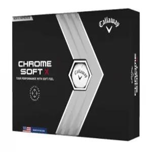 캘러웨이 크롬소프트X 4피스 골프공 12구 1더즌