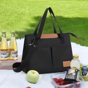 보온보냉 3중 레이어드 전면 투 포켓 실용성 좋은 소풍 도시락 가방