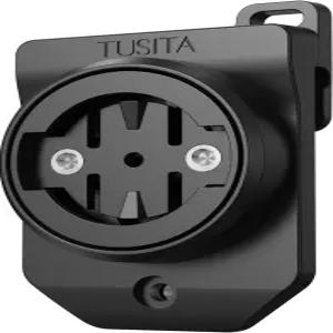 TUSITA 사이클링 새들백 클립 마운트 작은 슬롯 가민 바리아 RTL515 RVR315 리어뷰 820과 호환됨