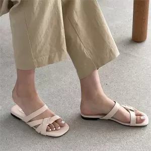 [오노마] ONM 스티치 슬리퍼 여름 플랫슈즈 데일리 캐주얼신발