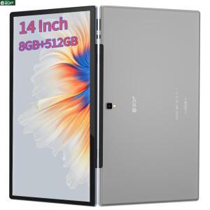 글로벌 버전 안드로이드 12 시스템 태블릿 PC, 14 인치 8GB RAM, 512GB ROM, 4G LTE 듀얼 SIM, 5G WiFi, GP