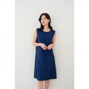 여성 여름 국내산 인견 엄마옷 빅사이즈 와플 반팔 원피스 OPS