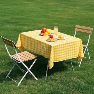 방수 식탁보 다용도 캠핑 피크닉 체크 식탁보 나들이 돗자리