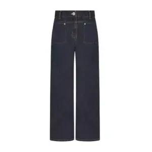 [롯데백화점]크로커다일레이디 와이드핏 데님 팬츠 CLEFDP101