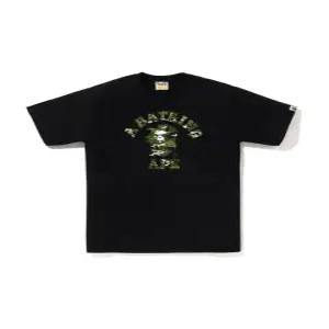 베이프 반팔 티셔츠 001TEM301035MBK0 BLACK GREEN DOM