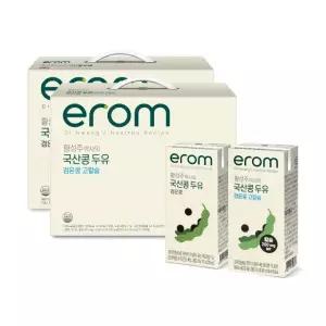 이롬두유 황성주박사의 국산콩두유 검은콩고칼슘두유 24팩 + 국산콩두유 검은콩두유 24팩 (총 48팩)