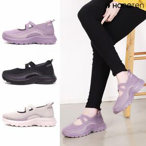 행텐 HT-5617 여성용 밴딩 메리제인 슬립온 편한 운동화 스트랩 스니커즈 워킹화