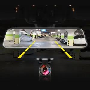 룸밀러 블랙박스 10인치 전후방 백미러 차량 고화질