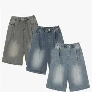 [행텐주니어][모다부평]행텐주니어 풀밴딩 6부 버뮤다 데님 청반바지/14570-056-402-10_BP