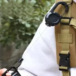 유럽여행 소매치기 분실방지 가방 스마트폰 연결 와이어릴 열쇠고리 키홀더