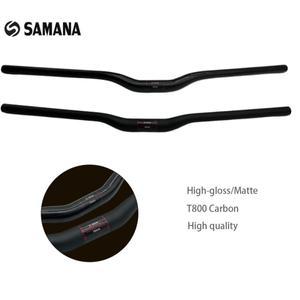 T800 카본 파이버 MTB 핸들바 3K 라이저 318mm 직경 산악 자전거 600-780mm 길이 사이클링용