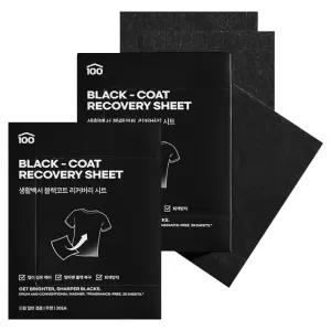 생활백서 블랙 코트 리커버리 시트 30개입 2개