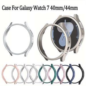 삼성 호환 갤럭시 호환 워치 7용 PC 케이스 40mm 스마트 호환워치 커버 프로텍터 할로우 범퍼 올라운드