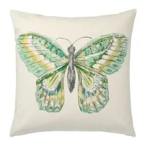 이케아 롯피에릴 쿠션커버 내추럴 멀티컬러 50x50cm 276883