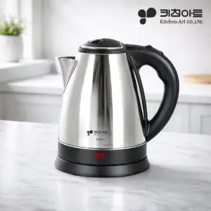 [eTVws]키친아트 1.8L 스테인리스 무선 전기포트 커피포트 전기주전자 KEHT-180S