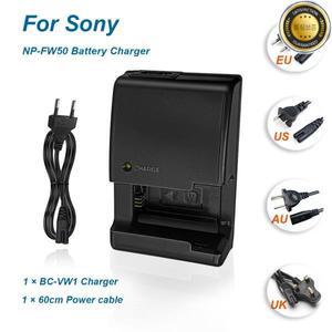 소니 A6000 A5100 A7R2 NP-FW50 리튬 배터리용 BC-VW1 카메라 충전기