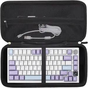 EPOMAKE Ajazz AK820 프로 75 무선 기계식 키보드용 하드 스토리지 케이스 - P75 / Aula F75 갤럭시 70 MAX