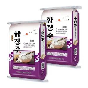 푸드앤픽 특등급 향진주 20kg(10kg+10kg) 단일품종 밥맛좋은 햅쌀