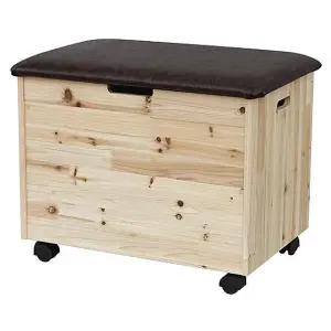 장난감정리함 원목쿠션토이박스 의자겸이동식수납함