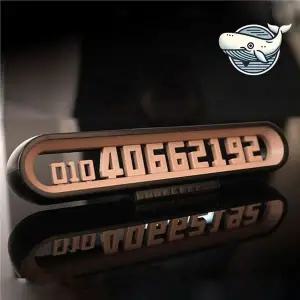 [골드스마일]차량용 주차번호판 전화번호 알림판 3D 디자인