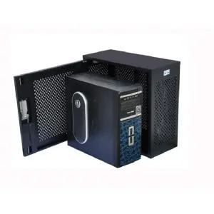 컴퓨터본체보관함 선반 PC 데스크탑 도난방지 잠금함 pc 보호 랙 프레임 회사 보안 수납장 비밀번호