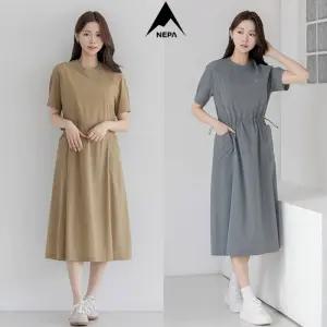 [백화점 정품] 네파 여성 여름 컴포 캐쥬얼 캠핑 여행 냉감 쿨 경량 원피스 7L42861